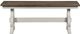 Intercon Drake French Oak/Rustic White Dining Bench-2