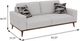 Emerald Home Heath White Sofa-2