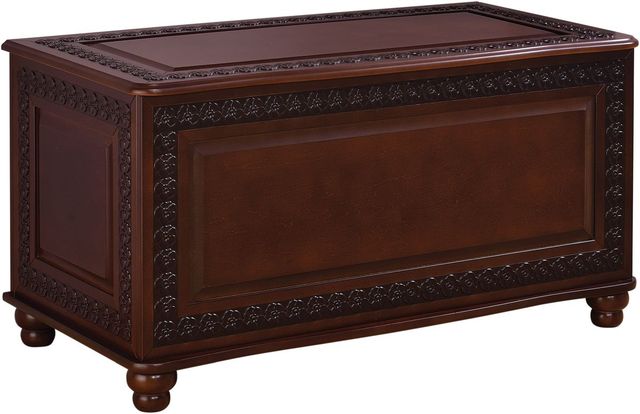Coaster® Finlay Cedar Deep Tobacco Flip Open Storage Chest-0