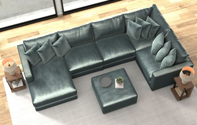 Jackson Furniture Remington 6-Piece Pine U-Shape Sectional and Chaise-1