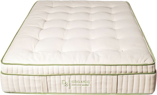 Dreamstar Bedding Organic Collection Organic Meadow 14" Latex Soft Euro Top King Mattress-1