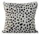 Moe's Home Collection Spotted Goat Light Grey Leopard Fur Pillow-0