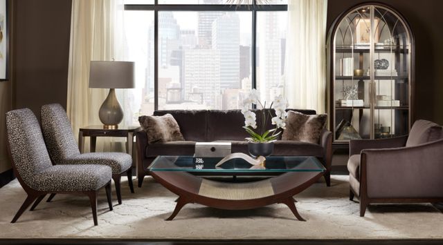 Hooker® Furniture CC Bella Caviar/Merrimac Ebony Slipper Chair-1