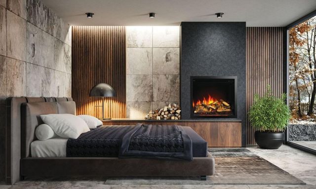 Napoleon Elevation™ Series 36'' Black Built-In Electric Fireplace-2
