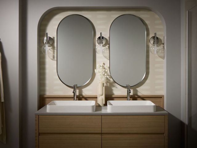 Kohler WasteLAB™ Vox® Eggshell 23" Rectangular Vessel Bathroom Sink, No Overflow-1