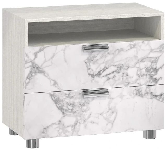 Bernhardt Stratum Mist 2-Drawer Nightstand-0