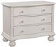 American Woodcrafters 3910 Rodanthe Dove White Bachelor Chest-0