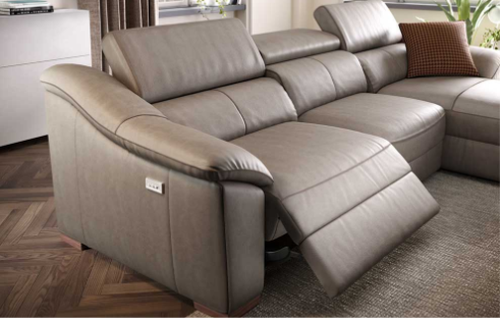 Natuzzi Editions Emozione 3-Piece Power Reclining Right-Arm