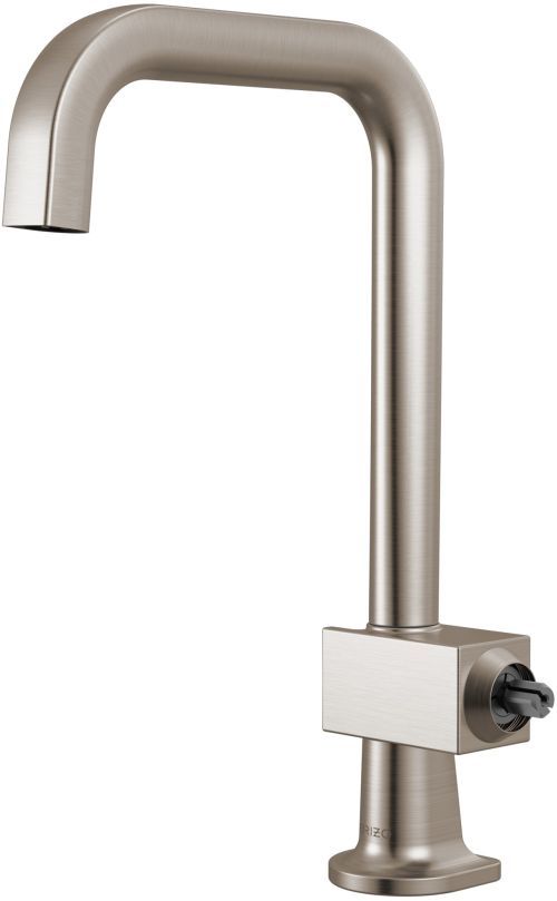 Brizo Frank Lloyd Wright® Brilliance® Black Onyx Bar Faucet with Square Spout-0