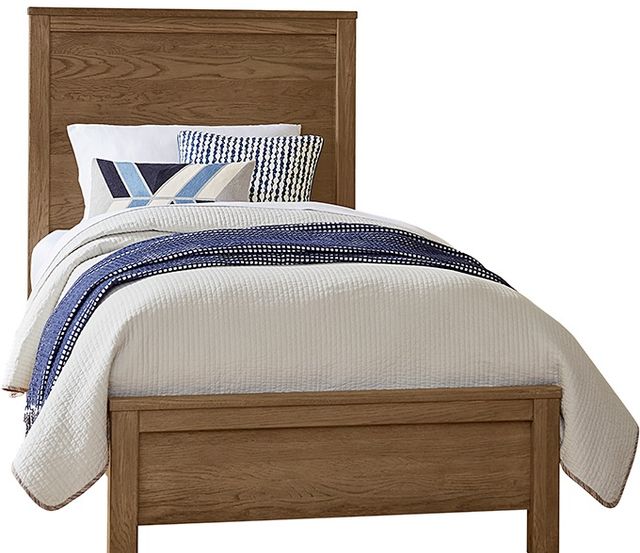 Vaughan-Bassett Fundamentals Natural Twin Panel Bed-0