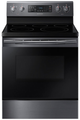 Samsung 30" Fingerprint Resistant Black Stainless Steel Freestanding Electric Range-0