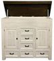 Million Dollar Rustic Brown/Frosted White Gun Chest-1