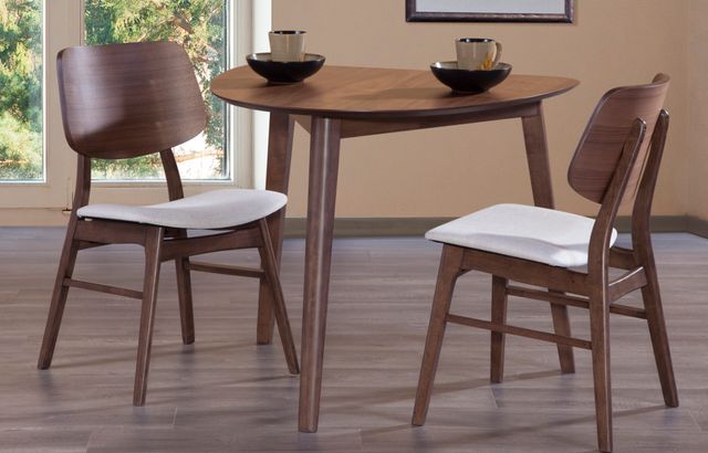New Classic® Home Furnishings Oscar Dark Gray/Walnut Counter Stool-1
