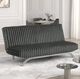 Furniture of America® Villeneuve Charcoal Futon Sofa Bed-2