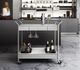 BDI Verra™ 5640 Glass Bar Cart-Oyster-4