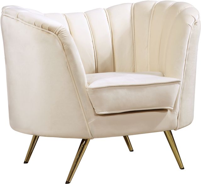 Meridian Furniture Margo Cream Upholstered Chair-0