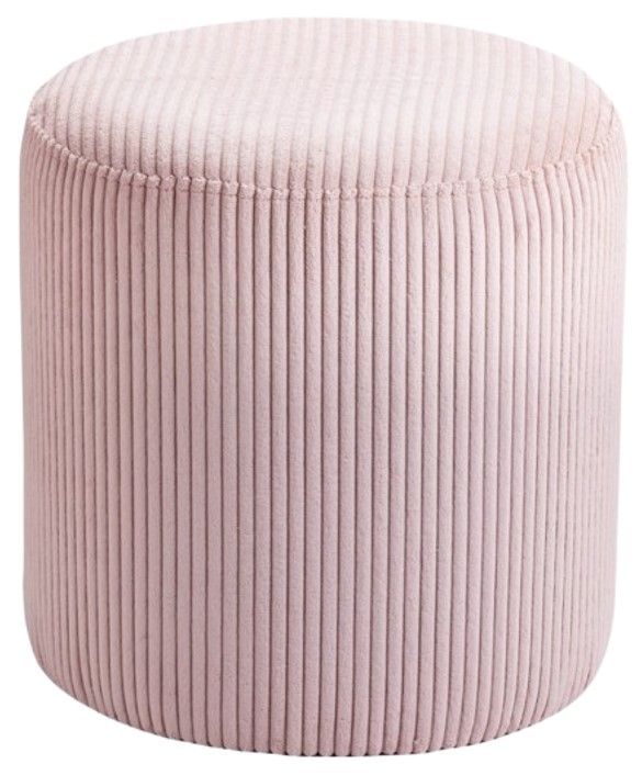 Meridian Furniture Roy Pink Ottoman-0