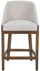 Moe's Home Collection Edward Heather Beige Counter Stool-1