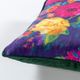 Surya Posy Dark Blue 22"x22" Toss Pillow with Polyester Insert-1