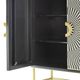 A & B Home Black Wine Cabinet-2