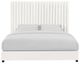 TOV Furniture Arabelle White King Upholstered Panel Bed-3