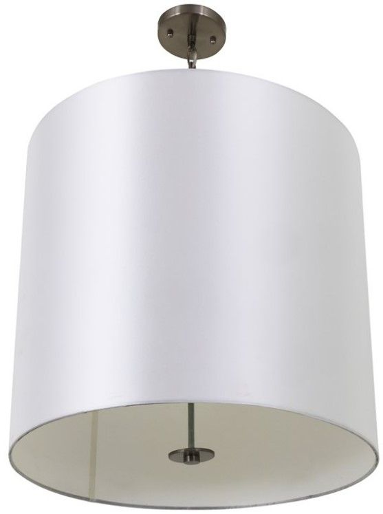 YHD Lyell Forks Pristine White/Satin Steel 5-Light Pendant Lighting-3