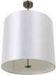 YHD Lyell Forks Pristine White/Satin Steel 5-Light Pendant Lighting-3