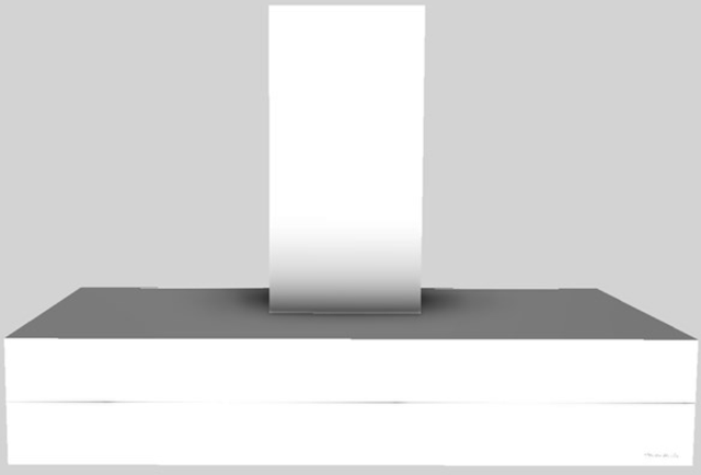 Vent-A-Hood® 48" White Contemporary Wall Mounted Range Hood
