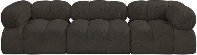 Meridian Furniture Ames 3-Piece Brown 102" Sofa-1
