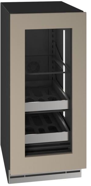 U-Line®  Home Collection 15" 2.8 Cu. Ft. Panel Ready Beverage Center with Glass Door-1