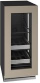 U-Line® Home Collection 15" 2.8 Cu. Ft. Panel Ready Beverage Center with Glass Door-1