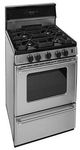 Premier Pro Series 24" Stainless Steel Freestanding Natural Gas Range-0