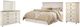 Signature Design by Ashley® Willowton 4-Piece Whitewash California King/King Panel Headboard Bed Set-0