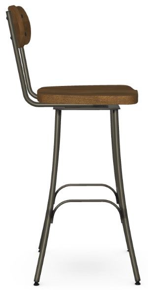 Amisco Customizable Bean Swivel Bar Stool-2