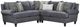 Fusion Furniture 3-Piece Argo Ash L-Shape Sectional-0