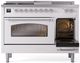 Ilve® Nostalgie II Series 48" Custom RAL Color Pro Style Dual Fuel Range-3
