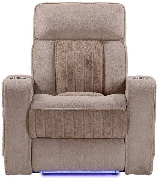 Parker House® Equinox Mushroom Power Theater Recliner with Headrest-2
