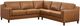 Hydeline® Bella 3-Piece Cognac Brown Sectional-0