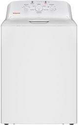 Hotpoint 4 Cu. Ft. White Agitator Top Load Washer with Stainless Steel Basket, Cold Plus and Water Level Control