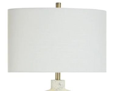 Stylecraft Speckled Cream Table Lamp -1