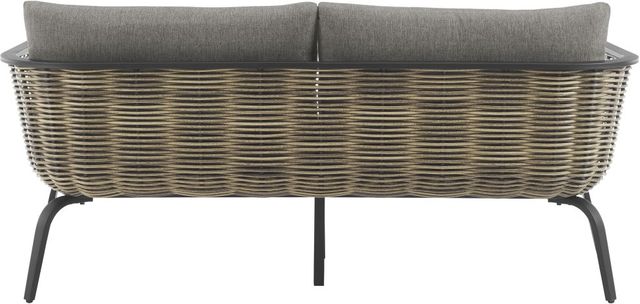 Linon Fitzbee Dark Gray Outdoor Loveseat-3