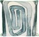 Stylecraft Norman Wyatt Home Teal/White Designer Throw Pillow-0