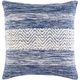 Surya Levi Denim 20"x20" Toss Pillow with Polyester Insert-0
