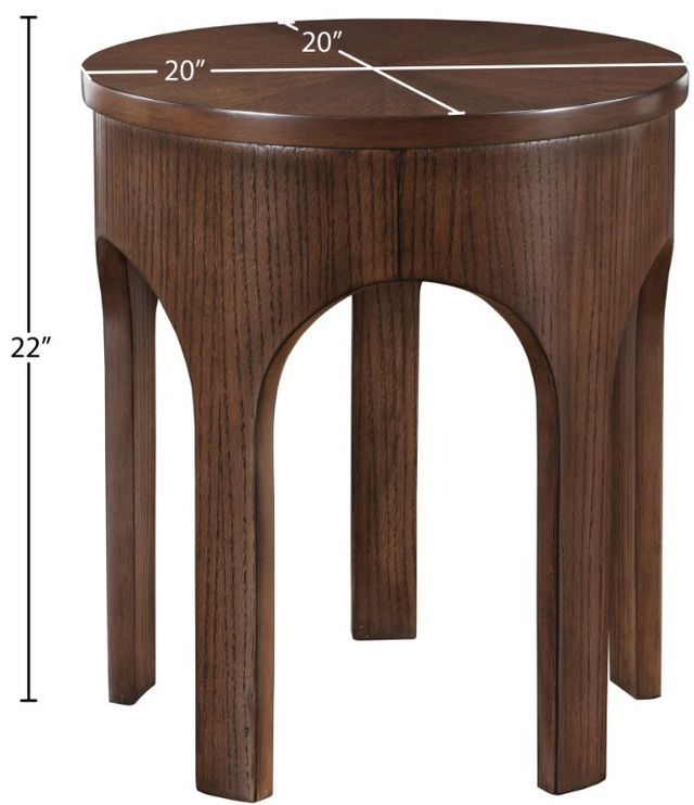 Meridian Furniture Westfield Brown End Table-3