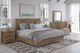 Jofran Inc. Maxton 4-Piece Wash Brown Queen Panel Bedroom Set-1