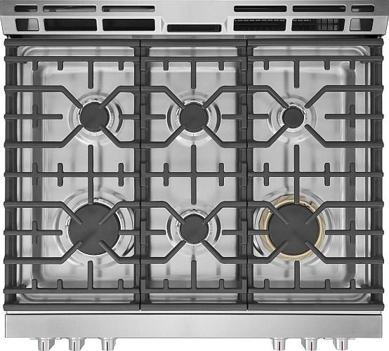 Frigidaire Professional® 30" Smudge-Proof® Stainless Steel Slide-In Gas Range with Stone-Baked Pizza-3