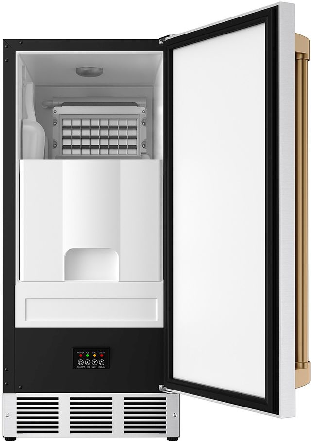 Thor Kitchen Gordon Ramsay Series 15" Stainless Steel/Bronze Undercounter Ice Maker-1