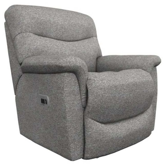 La-Z-Boy® James Smoke Power Wall Recliner with Headrest and Lumbar-0