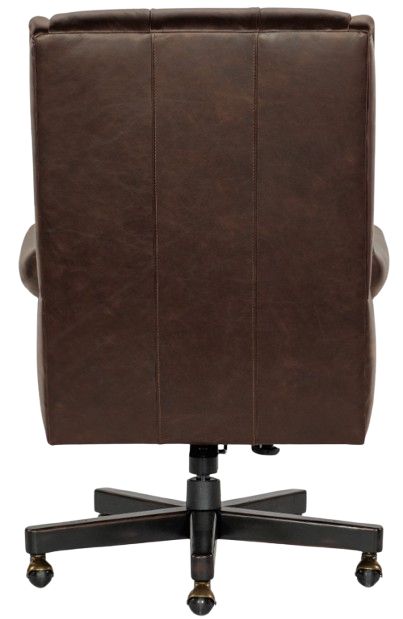 Hooker® Furniture EC Charleston Old Saddle Cocoa Executive Swivel Tilt Office Chair-3