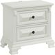 Elements International Bridgestone 4-Piece Antique White Queen Panel Bedroom Set-4